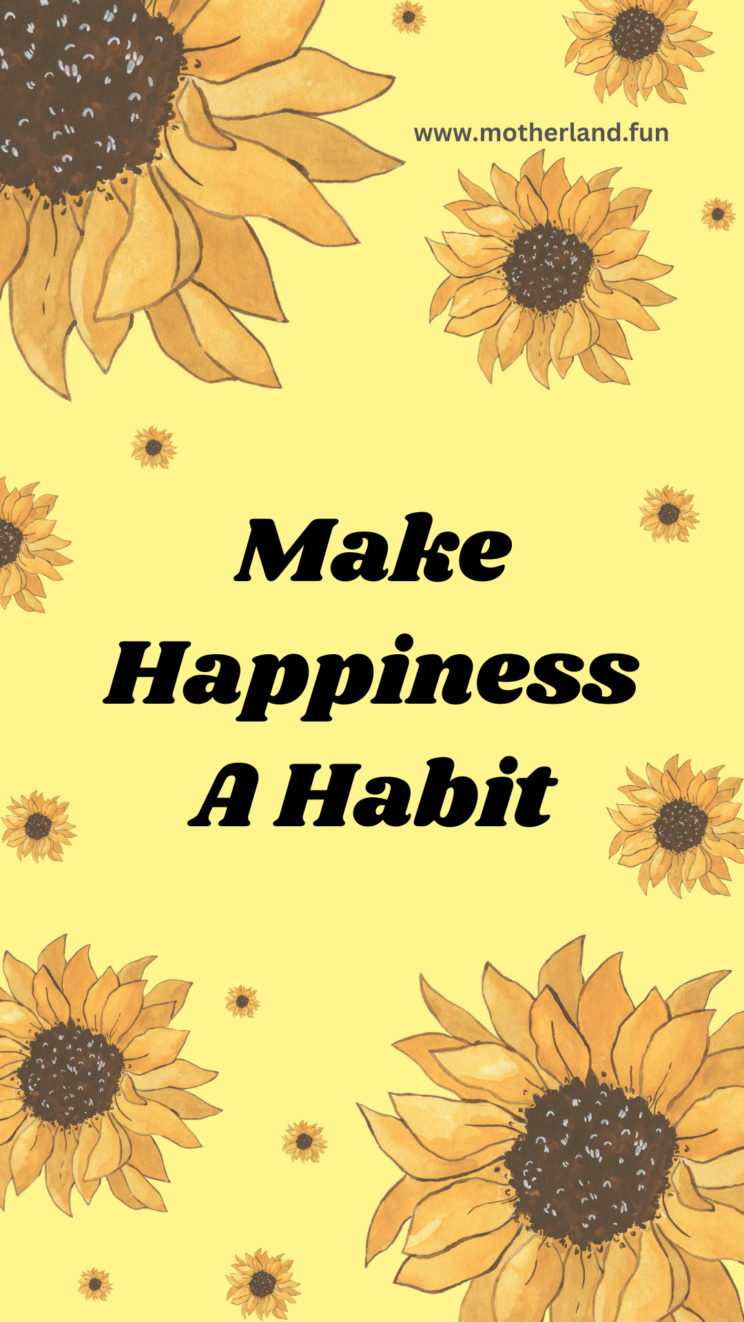 Make happiness a habit