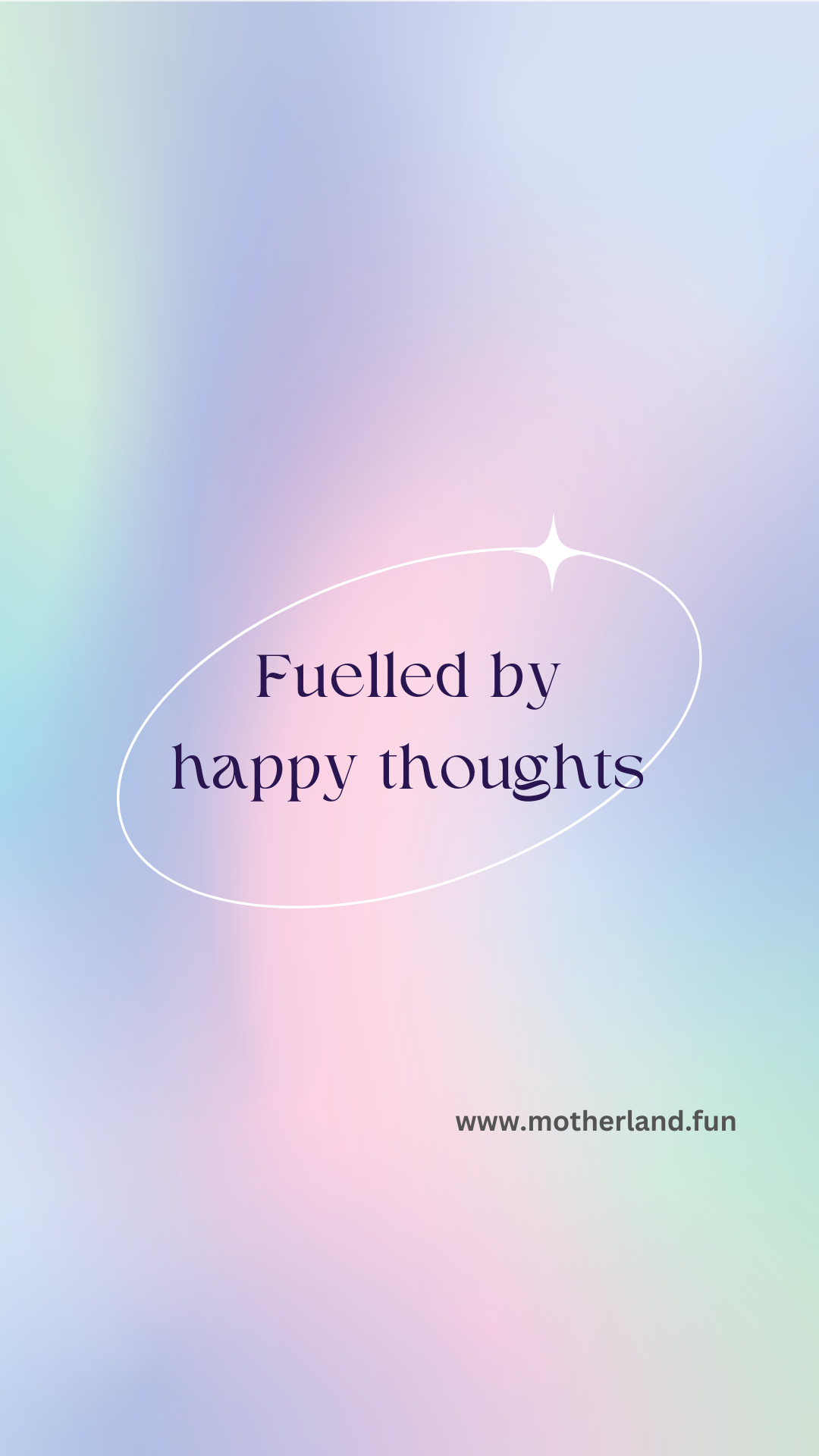 Fuelled by happy thoughts