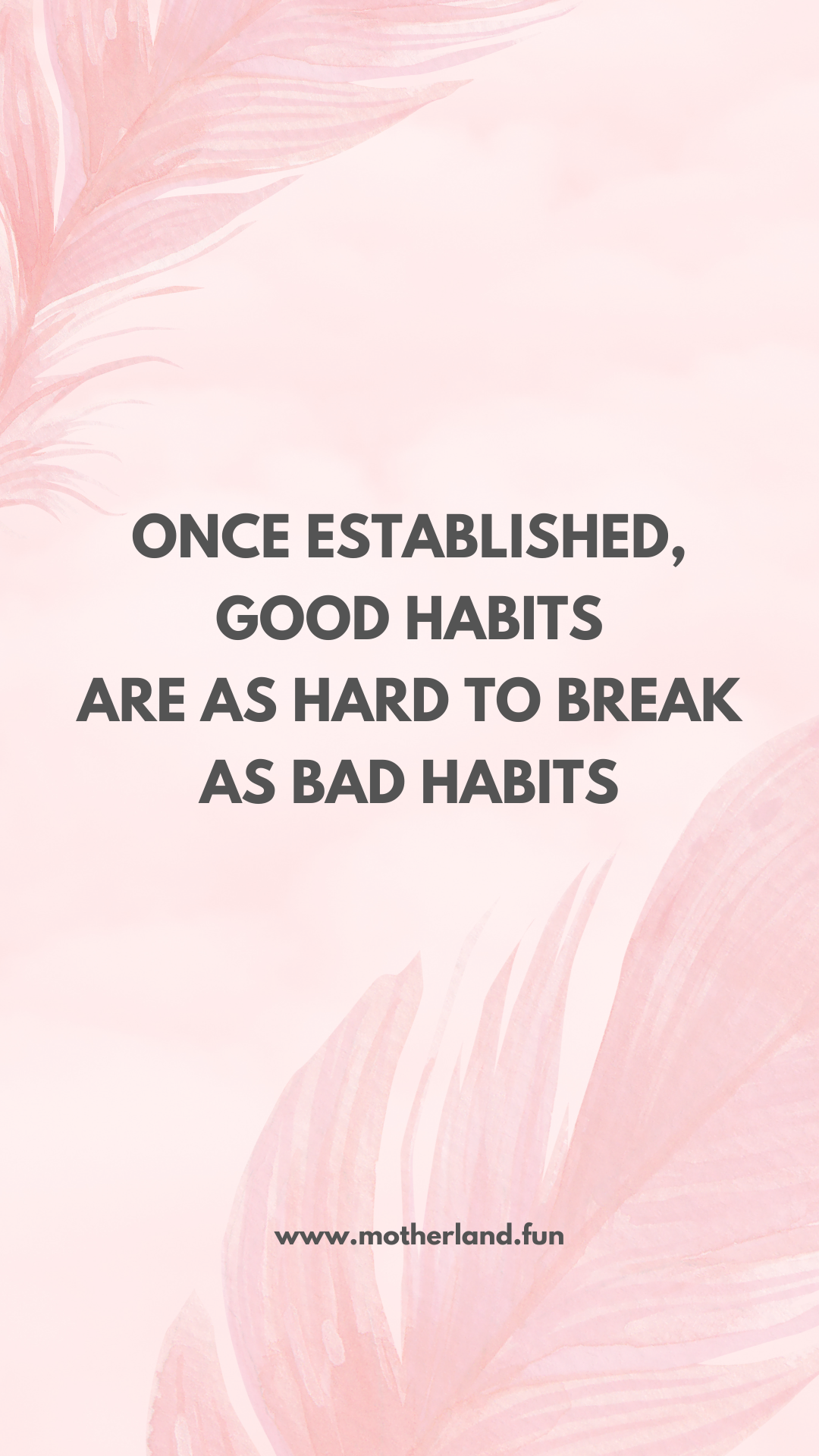 good habits